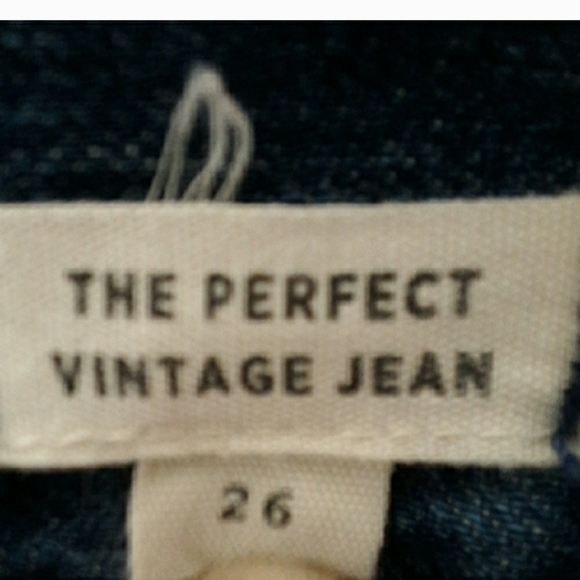 MADEWELL the perfect vintage Jean velvet tuxedo Stripe edition. Size 26 - Picture 14 of 15